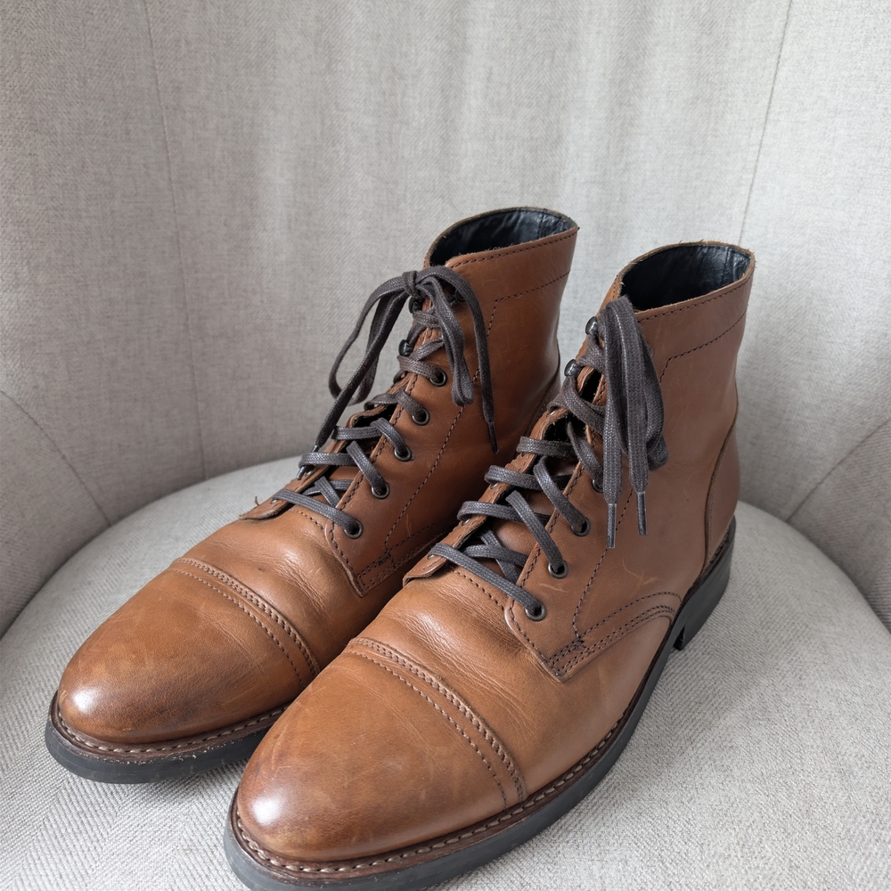 Men's Thursday Boots - Brown Leather Size 12 - Picture 3 of 6